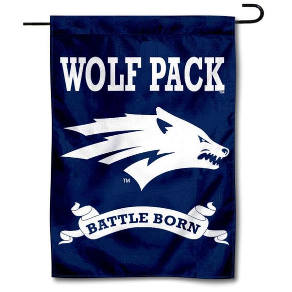 College Flags & Banners Co. Nevada Wolfpack Garden Flag