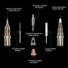 Ambition Premium #12 Standard 7RL Disposable Tattoo Needles Cartridges Supply 7 Round Liner 20Pcs for Professionals and Beginners Tattoo Artists