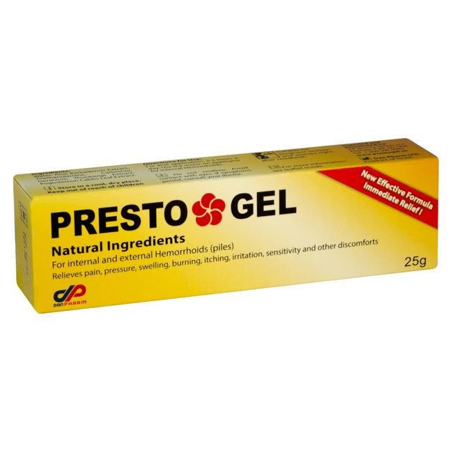 Presto Gel - A Natural Hemorrhoids Treatment