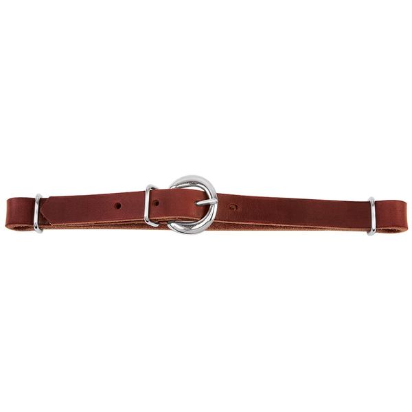 Weaver Leather Straight Latigo Leather Curb Strap Burgundy, 44413