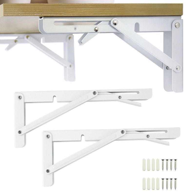 DXIA Folding Lock Extension Table Bed Feet Support, Self-Locking Hinge ...