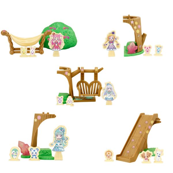Nico Garden's Secret Base, 5 Types (Full Set)