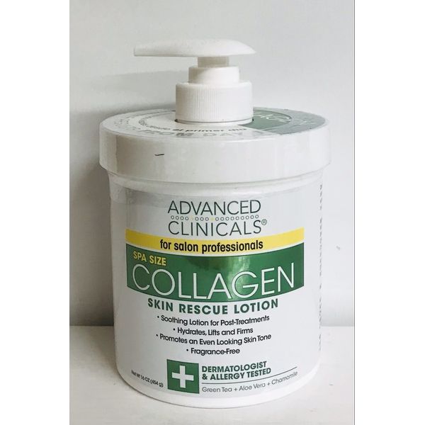 Collagen Skin Rescue Lotion - 16oz Spa Size