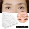 Ochun Eyebrow Template Eyebrow Makeup Ruler Eyebrow Makeup Tool Disposable Eyebrow Drawing Position Measurement 3 Point Makeup Symmetrical Adhesive Makeup Beauty Tool Beginner Convenient Pack of 50