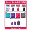 Kong Senior Dog Toy Purple/white Small