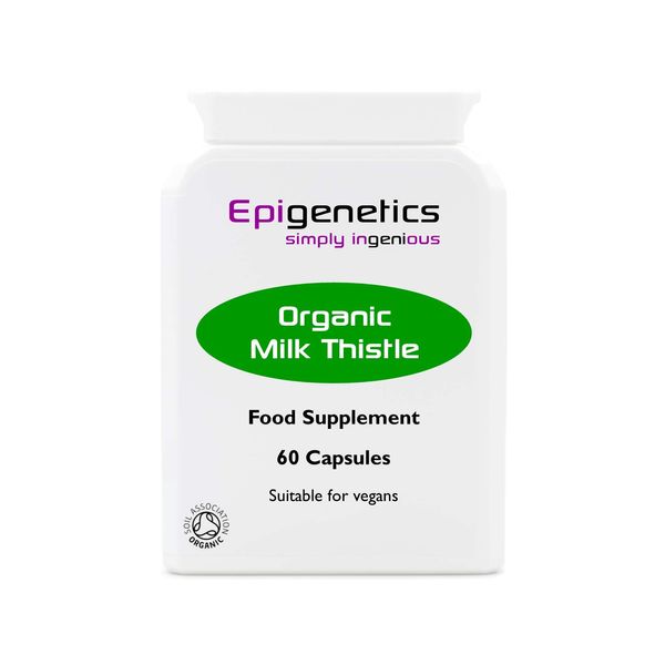 Organic Milk Thistle 440mg | Natural Silybum Marianum Seed Herb Supplement | 60 Vegan Friendly Capsules UK Made | 1 Capsule Daily (2 Month Supply)