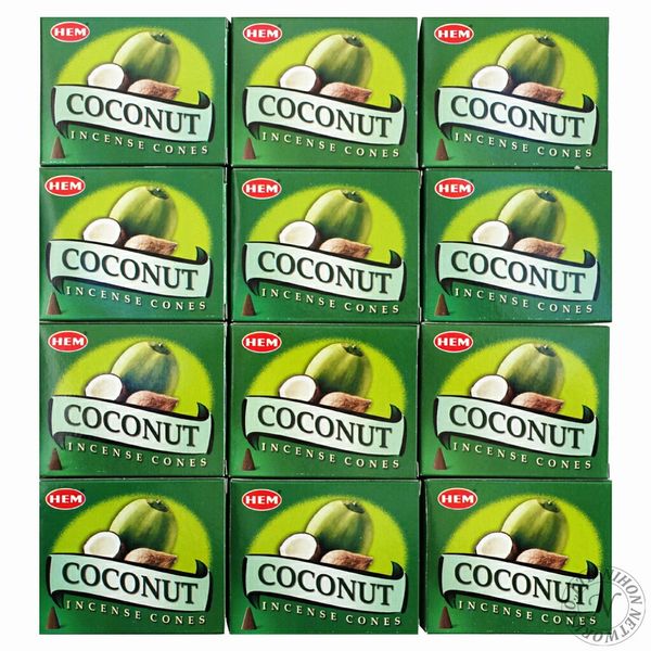 Limited special price &quot;HEM 12-pack coconut cone scent&quot;<br> /No time specified for mail delivery Hem COCONUT/Incense/Cheap/India/<br> *Cancellation, changes to order details and shipping address are not possible after order confirmation.<br>