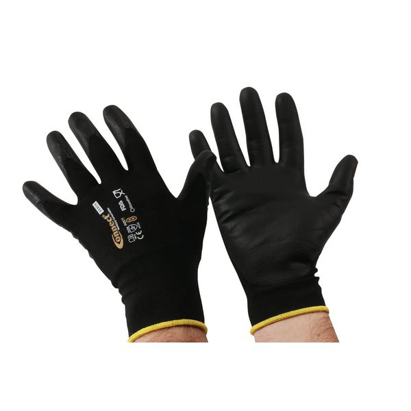 Connect 35374 Mechanics Cut Resistant Gloves - Medium 3 Pairs