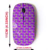 2.4G Wireless Mouse with Cute Pattern Design for All Laptops and Desktops with Nano Receiver - Toothbrush Toothpaste
