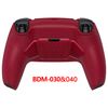 eXtremeRate Volcanic Red Rubberized Grip Programable RISE4 Remap Kit for PS5 Controller BDM-030 040 050, Upgrade Board & Redesigned Back Shell & 4 Back Buttons for PS5 Controller - Without Controller