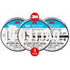 3M Temflex Vinyl Electrical Tape 165 Multi-purpose 3/4" X 60FT Black 3 Rolls