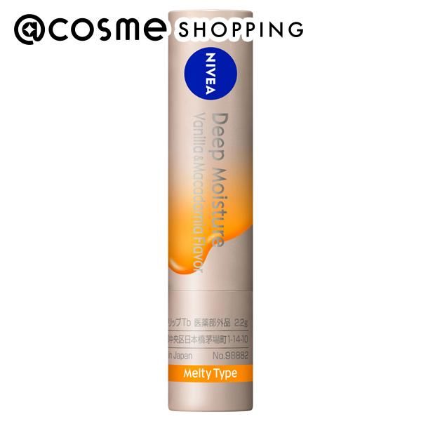 &quot;November 5th 10x points&quot; Nivea Deep Moisture Lip Melty Type Body/Vanilla &amp; Macadamia Scent 2.2g Lip Balm @cosme