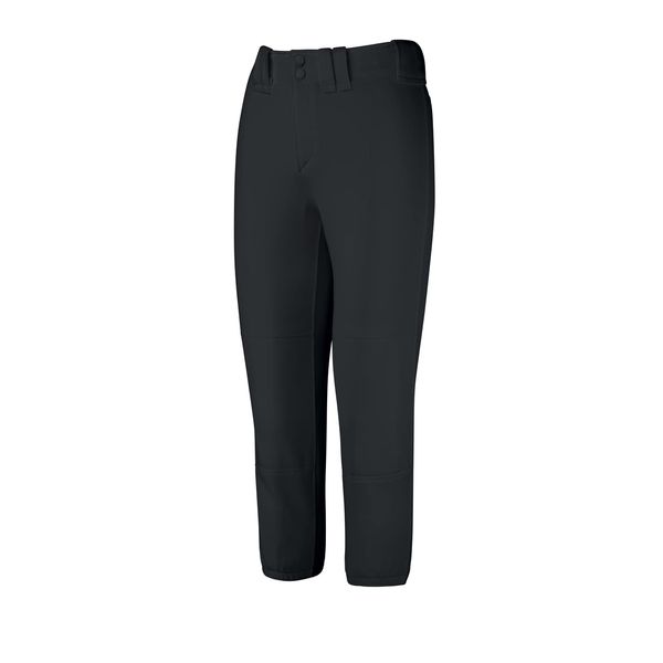 Mizuno Womens Belted Pant (Black, Medium)