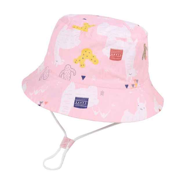 imKutie Baby Sun Hat, UPF 50+ Toddler Kids Cartoon Animal Shark Star Summer Bucket Hats Adjustable Baby Hat with Chin Strap for 6 Months-8 Years