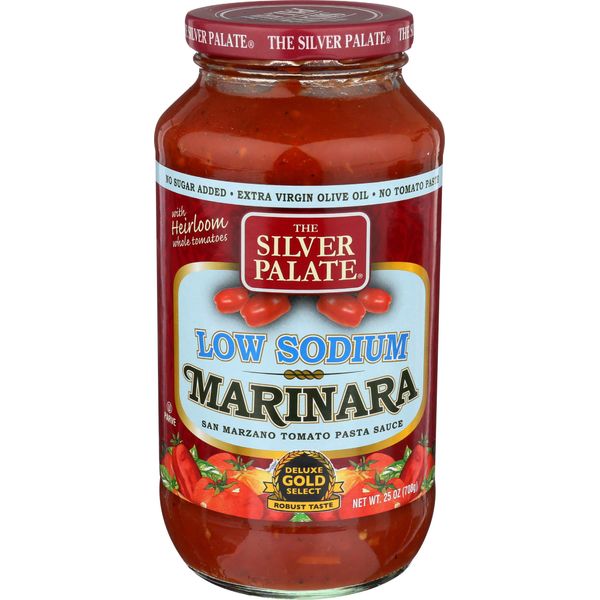 Silver Palate Marinara Sauce, Low Sodium, 25 oz (2 pack)