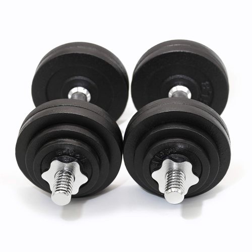 Ringstar Starring 105-200 Lbs Adjustable Dumbbells (65 LBS Black)