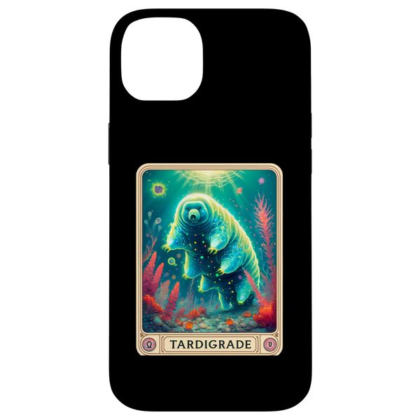Tardigrade Water Bear Tarot Card Case for iPhone 14 Plus
