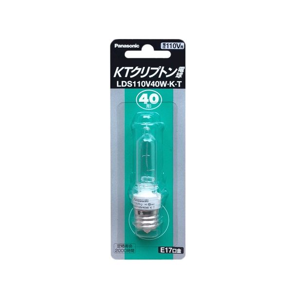 Panasonic LDS110V40WKT KT Krypton Light Bulb 40W E17 Base