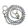 fiXte Ball Type Replacement Bath Sink Chain with Fitted S Hook Chrome Plated 300 (12")
