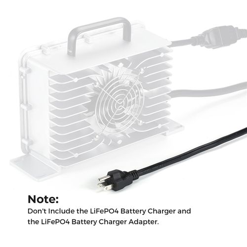 AC Power Cable for RoyPow 48V 22A, 58V 22A, 58V 50A, 87V 14A,29V 50A LiFePO4 Battery Charger, 9.2Ft AC Power Cord Compatible with RoyPow 48V 22A 58V 22A 58V 50A 87V 14A 29V 50A LiFePO4 Battery Charger