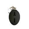 Perfect Fit Universal Oval Badge Clip W/Pocket & Chain - 715-O-PC