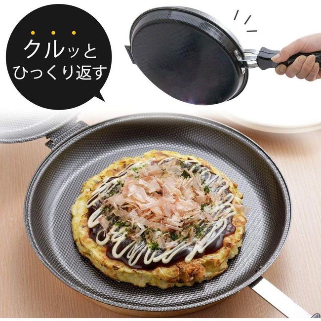 Shimomura Frying Pan, Double-Baked Iron, IH Compatible