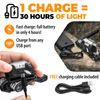 Foxelli Rechargeable Led Headlamp - Super Bright, Lightweight And Comf