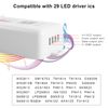 RGBZONE Bluetooth LED Controller, DC 5-24V SP107E LED Light Strip Controller, Support Music Sync, IC Chip for WS2812b WS2811 LED Strip, Matrix Panel, Module