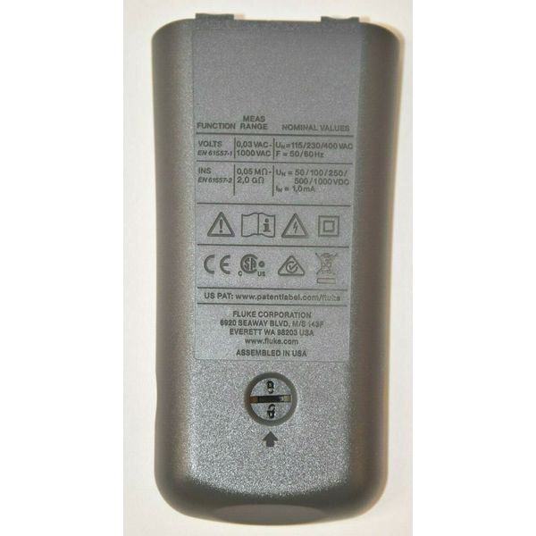 FLUKE 1587, 1587FC Battery Door. OEM new.