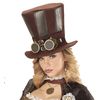 Widmann 60813 Cylinder Steampunk, Brown, Standard Size