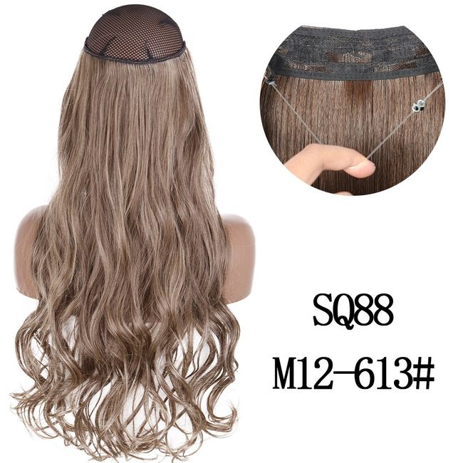 22inch Long Clip Long Silky Straight Ponytail Clip in Synthetic