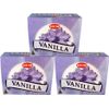 HEM Hand Rolled Fine Quality Vanilla Incense Cones For Purification Relaxation