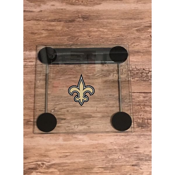 New Orleans Saints Body Weight Scale Bathroom Fitness Backlit LCD Display Logo