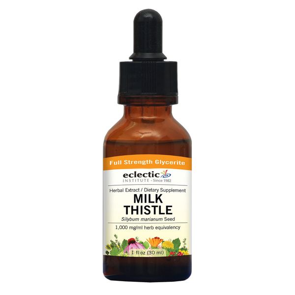 Eclectic Milk Thistle G, Orange, 1 Fluid Ounce