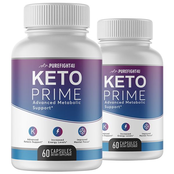 Keto Prime - Advanced Metabolic Support 2 Bottles 120 Capsules