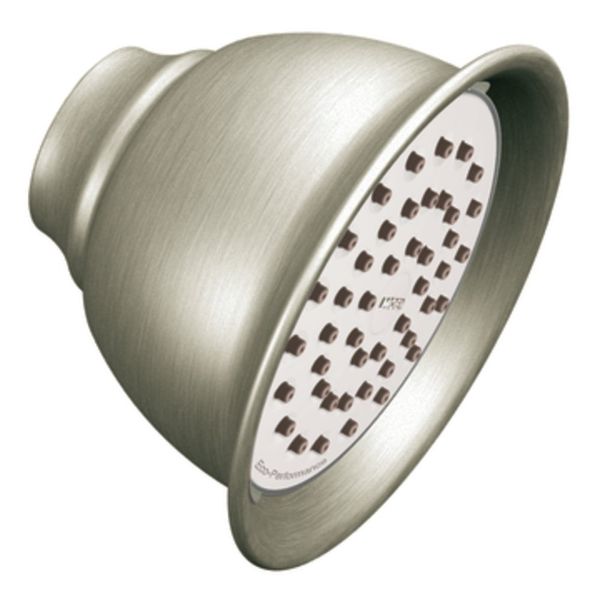 Moen 6302EPBN Collection One-Function 4-3/8" Diameter Easy Clean Showerhead, 1.75 GPM, Brushed Nickel