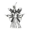 Sterling Silver 3D Angel with Wings Charm or Pendant 