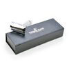 Double Edge Safety Razor by VIKINGS BLADE, Long Handle, Swedish Steel Blades Pack + Luxury Case. Traditional 3 Piece, Heavy Duty, Reduces Razor Burn, Smooth, Close, Clean Shave (Model: The Godfather)