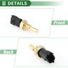 Motoforti Engine Coolant Temperature Sensor No.12566778 Water Temperature Sensor for Buick Enclave 2017 1 Pc
