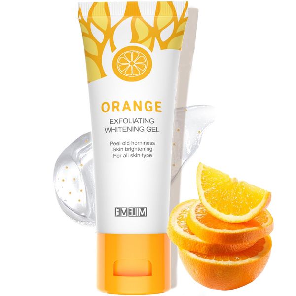 Face Exfoliator, Exfoliating Face Wash, Vitamin C Face Scrub Exfoliator Cleansing Balm Facial Cleanser for Men & Women, Smooth Orange Blossom - Nourishing