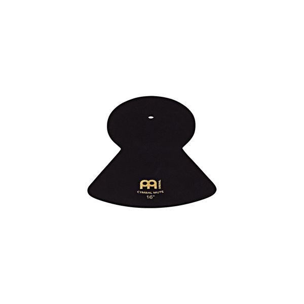 Meinl Cymbals Cymbal Mute Schlagzeug Becken Dämpfer 16 Zoll (40,64cm) für geräuscharmes Üben Zuhause – Drumset Zubehör, Schwarz (MCM-16)