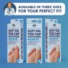 Dr. Frederick's Original Soft Gel Toe Protectors for Men & Women - 12 Pieces - Toe Caps for Foot Pain Relief - Flexible Cushions - Toe Sleeves for Ingrown Toenails, Corns, Calluses, Blisters - Large