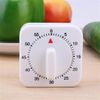 ZHOUSUFEN Square 60 Mechanical Kitchen Timer Cooking Timer Clock with Loud Alarm No Batteries Required Kitchen Learn