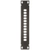 Delock 10 Inch Fibre Optic Patch Panel 12 Port for SC Simplex/LC Duplex 1 HE Black