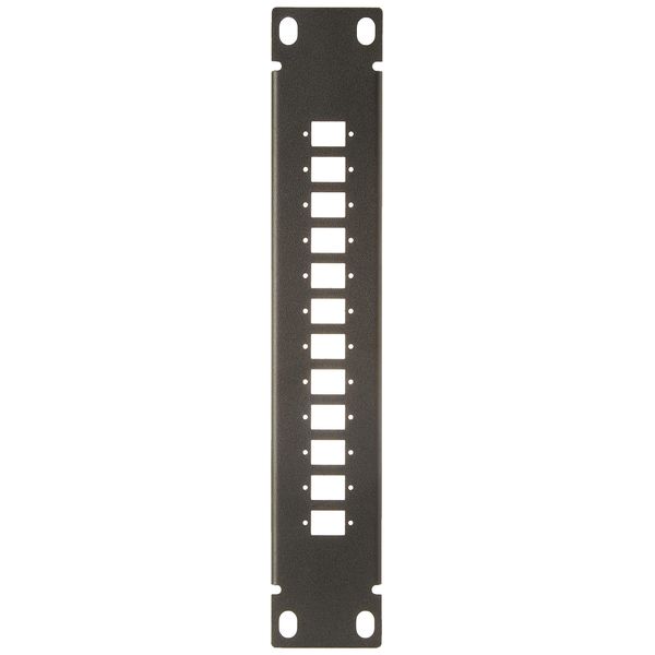 Delock 10 Inch Fibre Optic Patch Panel 12 Port for SC Simplex/LC Duplex 1 HE Black