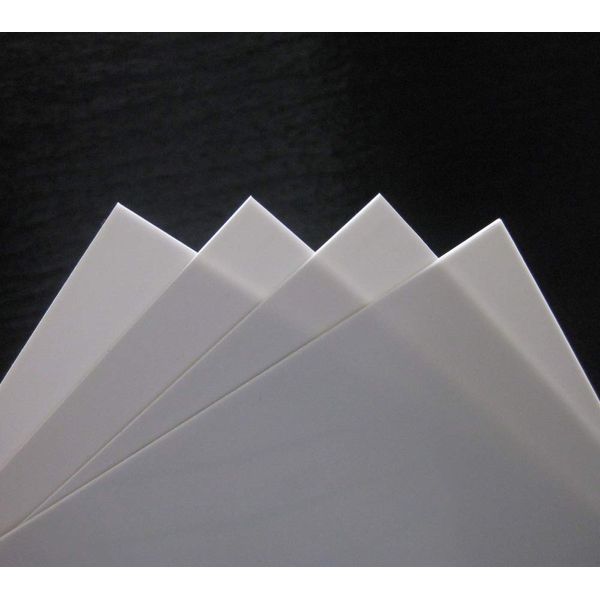 ABS0920 4pcs 2mm Thickness 200mm x 250mm White Polystyrene Sheets 9.84'' x 7.87'' x 0.079'' ABS Styrene Sheets for Model Train Layout New (2mm)