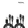 (2 Pack) Charging Cable for BLESSOURCE Smart Glasses, Stable magnetic USB Charger Cord compatible with Bluetooth Glasses BLESSOURCE