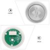 2pcs Elevator Push Buttons, Stainless Steel Lift Button Set, Open and Close Buttons, 36mm Diameter, Easy Installation for Elevators, Silver