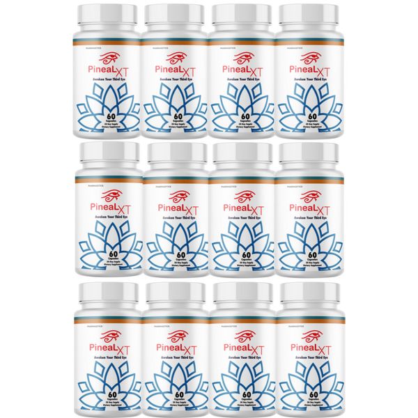 Pineal XT, PinealXT Pineal Gland Support & Energy Pills - 12 Bottles