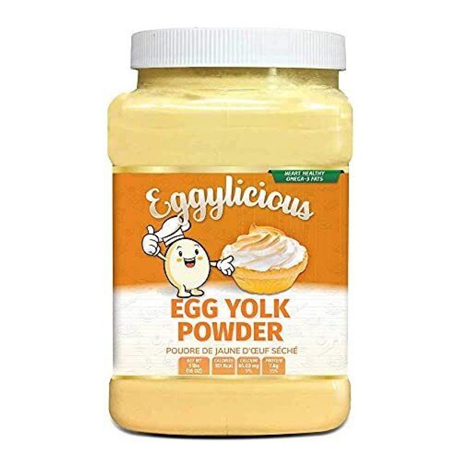 Egg Yolk Powder, Dried Natural Protein Powder, Made from Fresh Eggs, Pasteuri...